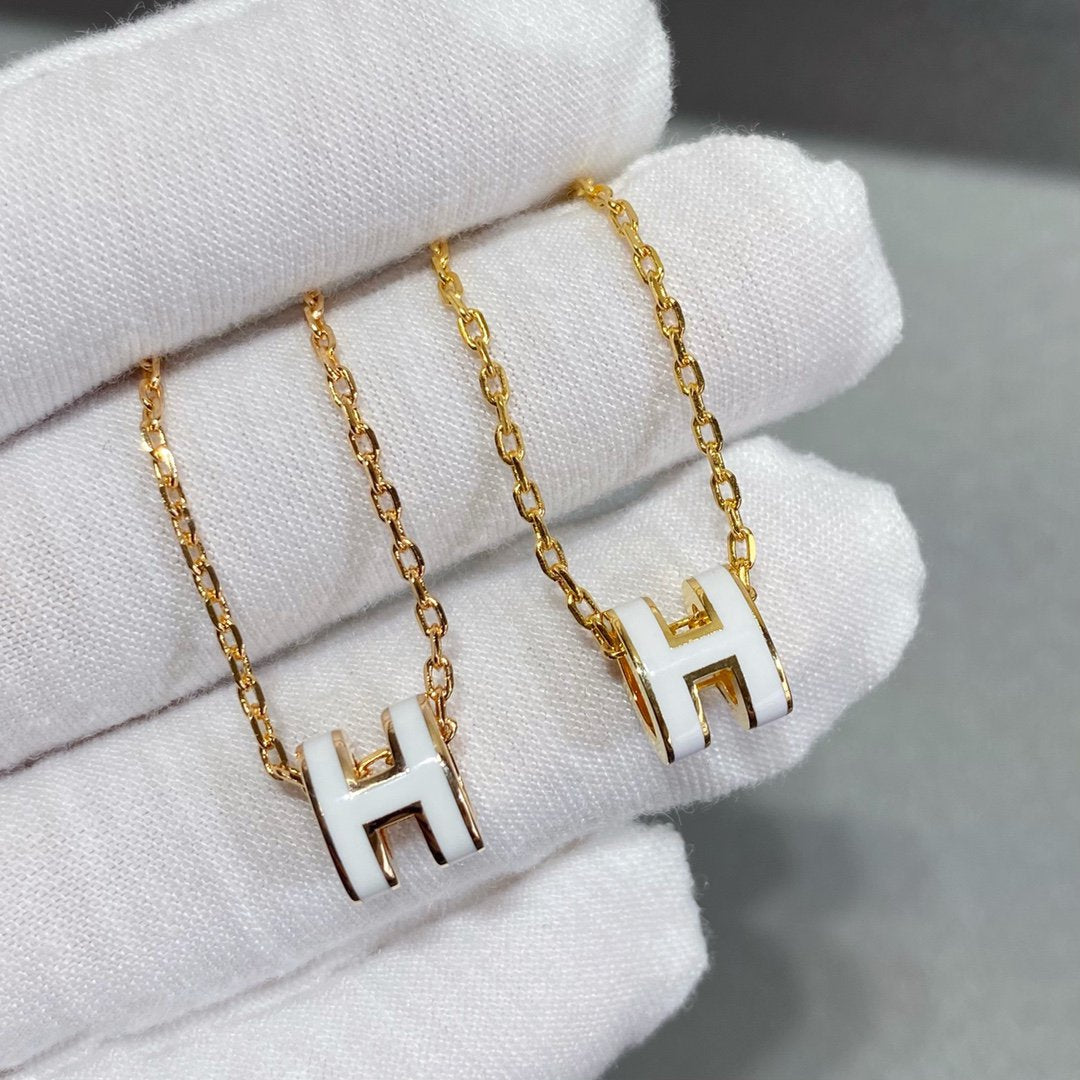 [Cadisa]MINI POP H NECKLACE