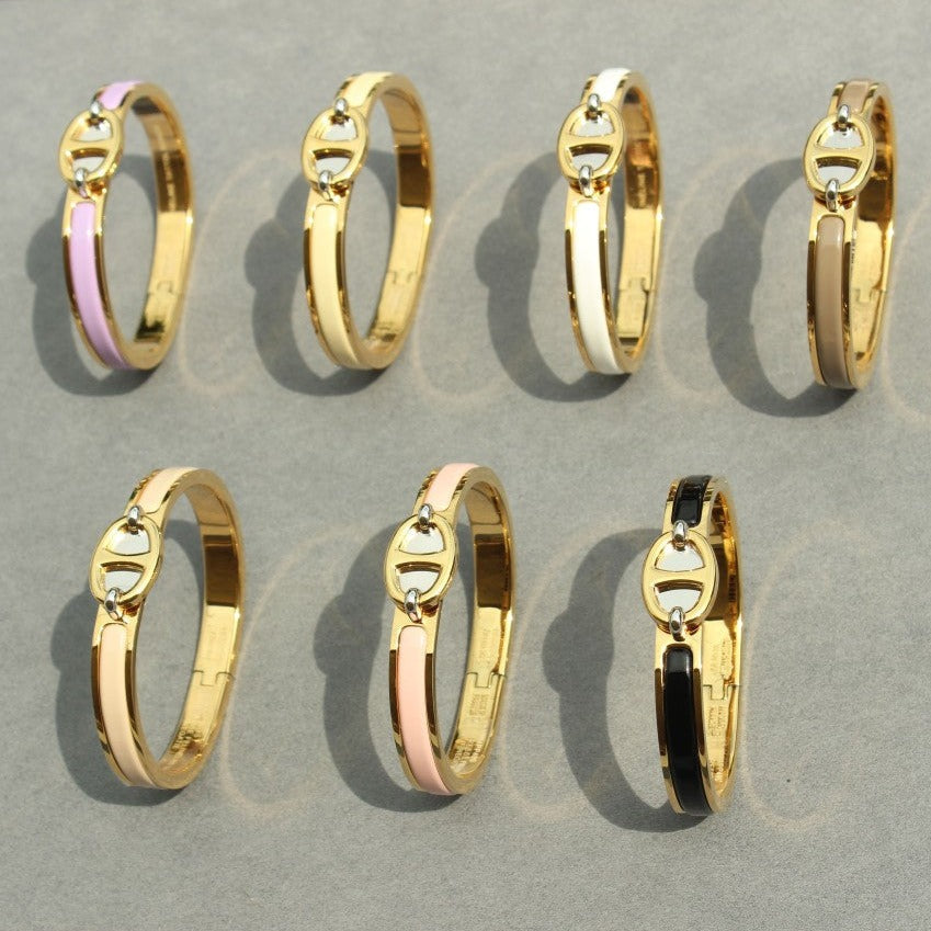 [Cadisa]CLIC CHAINE GOLD BRACELET