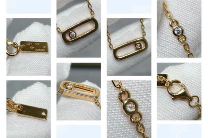 [Cadisa]MOVE UNO DIAMOND NECKLACE