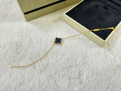 [Cadisa]CLOVER 1 MOTIF PIETERSITE BRACELET