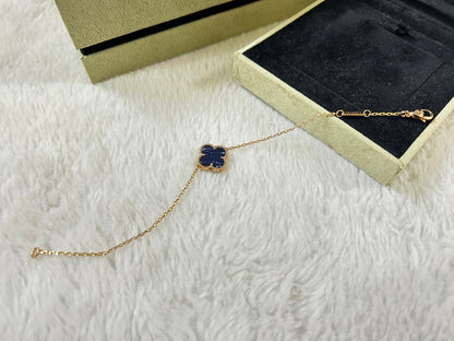 [Cadisa]CLOVER 1 MOTIF PIETERSITE BRACELET