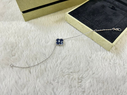 [Cadisa]CLOVER 1 MOTIF PIETERSITE BRACELET