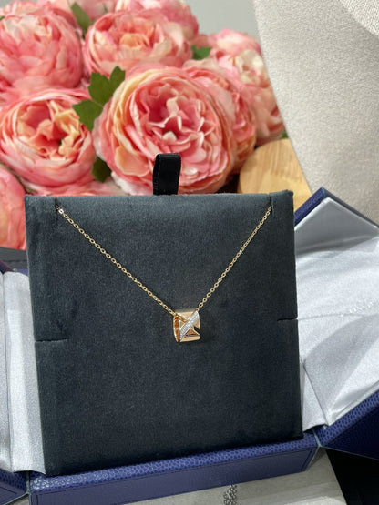 [Cadisa]LIENS EVIDENCE DIAMOND NECKLACE