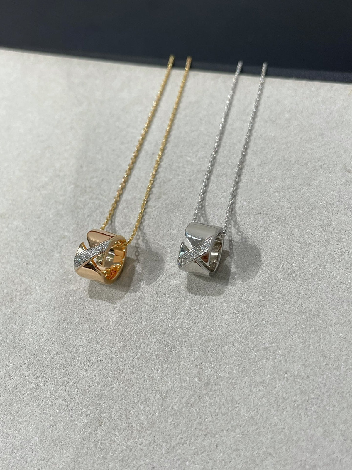 [Cadisa]LIENS EVIDENCE DIAMOND NECKLACE