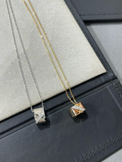 [Cadisa]LIENS EVIDENCE DIAMOND NECKLACE