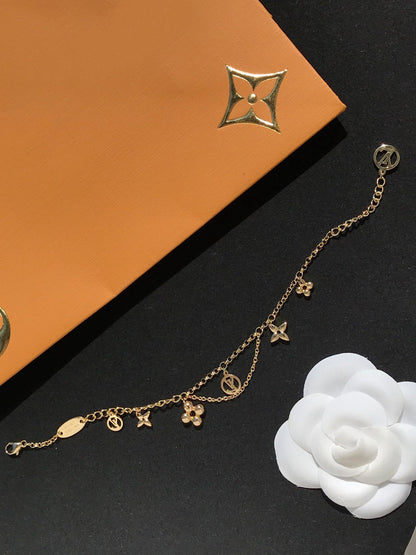 [Cadisa]BLOOMING PINK GOLD MOP BRACELET