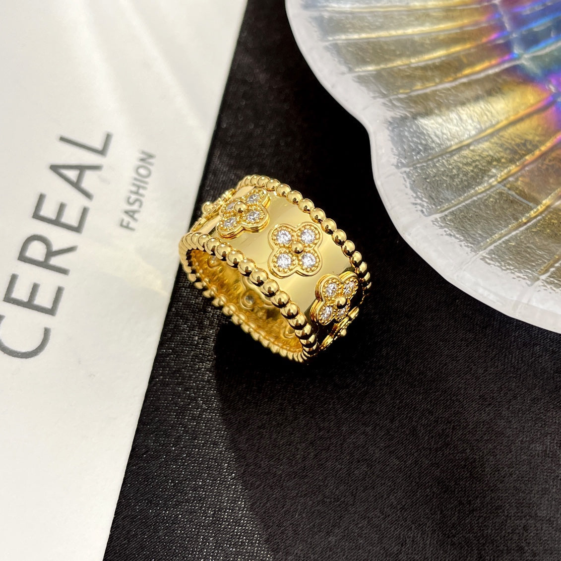 [Cadisa]PERLEE DIAMOND LARGE RING