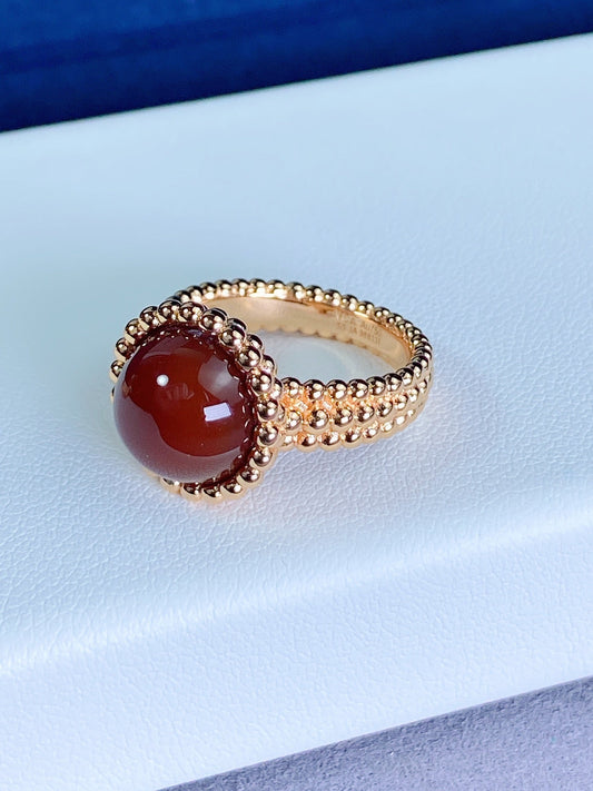 [Cadisa]PERLEE COULEURS ROSE GOLD RING