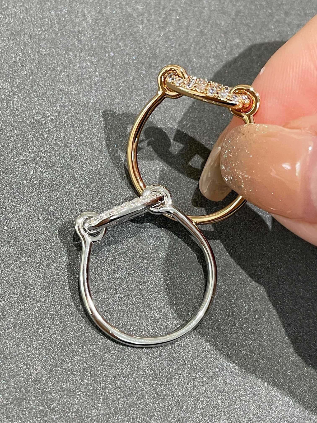 [Cadisa]RONDE SMALL DIAMOND RING