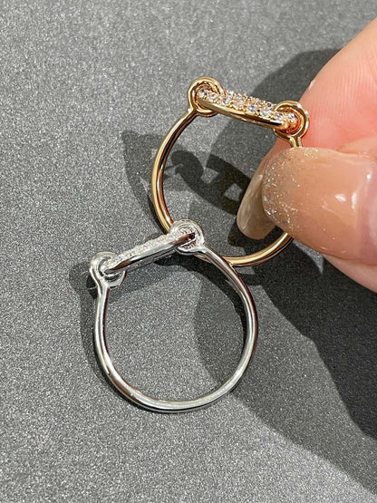 [Cadisa]RONDE SMALL DIAMOND RING