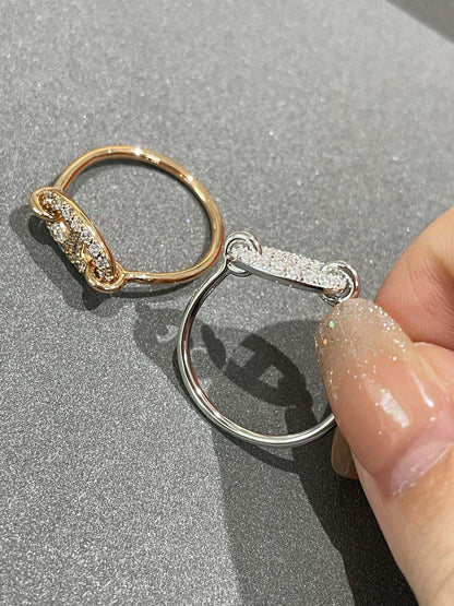 [Cadisa]RONDE SMALL DIAMOND RING