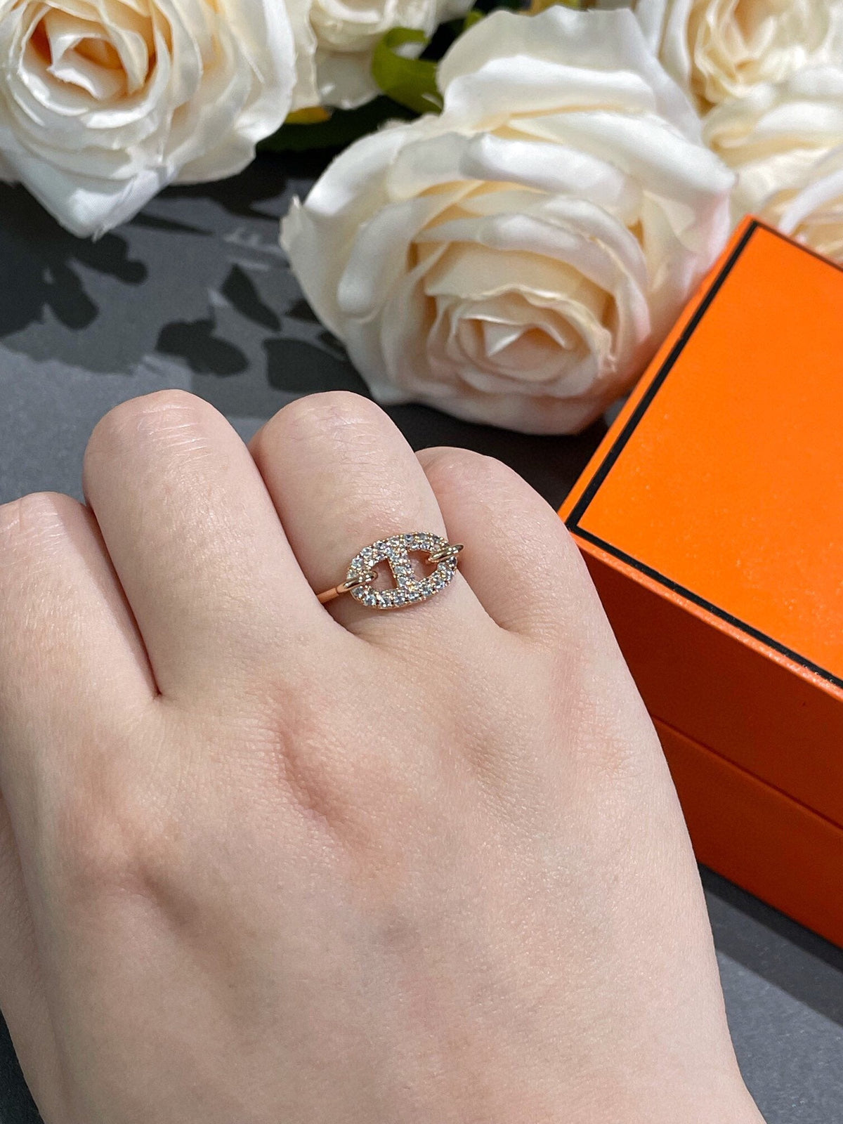 [Cadisa]RONDE SMALL DIAMOND RING