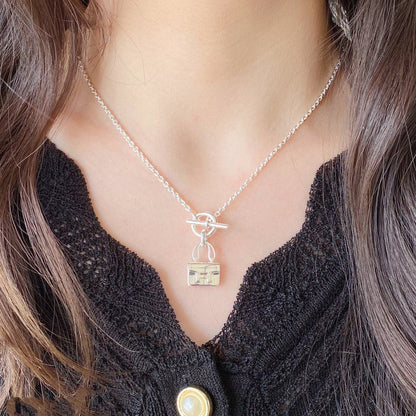 [Cadisa]CONSTANCE PEDANT SILVER NECKLACE