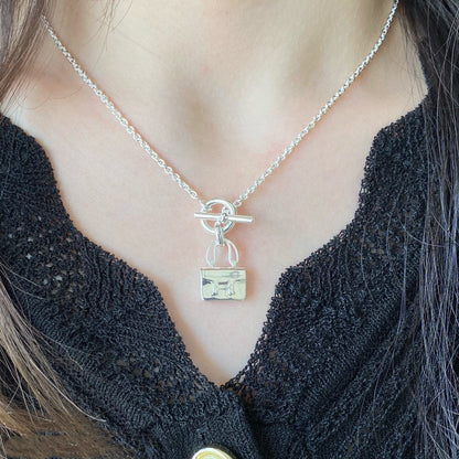 [Cadisa]CONSTANCE PEDANT SILVER NECKLACE