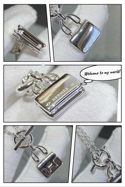 [Cadisa]CONSTANCE PEDANT SILVER NECKLACE