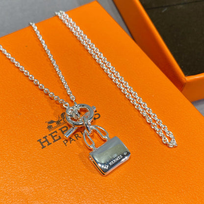 [Cadisa]CONSTANCE PEDANT SILVER NECKLACE