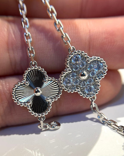 [Cadisa] CLOVER 5 MOTIF LASER BRACELET COLLECTION