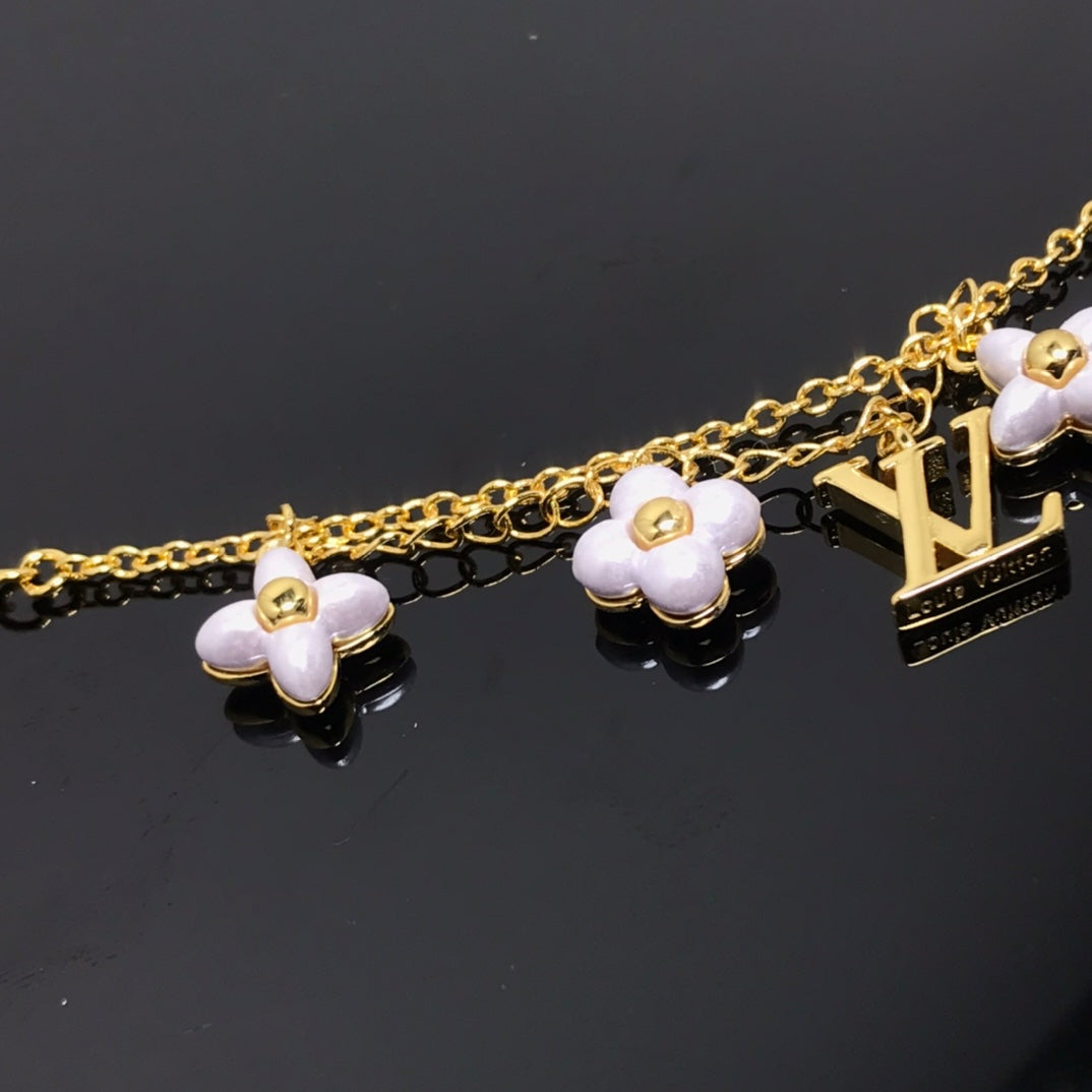 [Cadisa]LOGO 6 MOTIF STAR AND SUN GOLD BRACELET