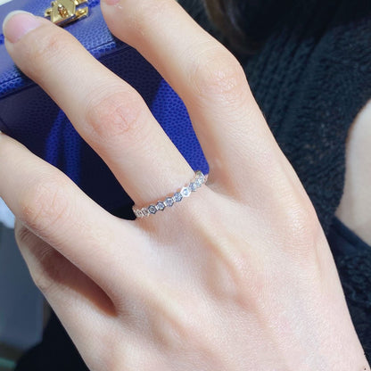 [Cadisa]BEE LOVE DIAMOND PAVED SMALL RING