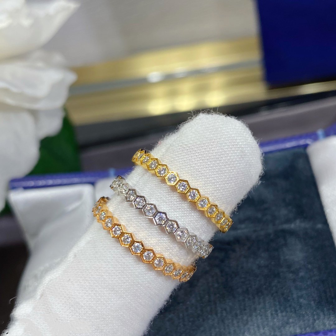 [Cadisa]BEE LOVE DIAMOND PAVED SMALL RING