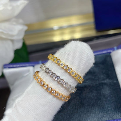 [Cadisa]BEE LOVE DIAMOND PAVED SMALL RING
