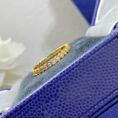 [Cadisa]BEE LOVE DIAMOND PAVED SMALL RING