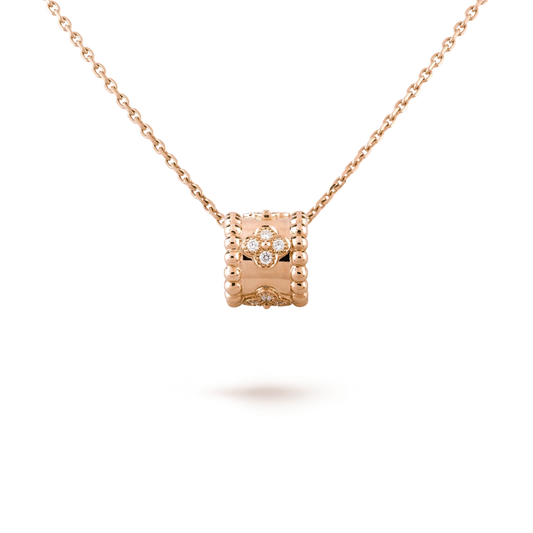 [Cadisa]PERLEE PEDANT NECKLACE GOLD / ROSE GOLD