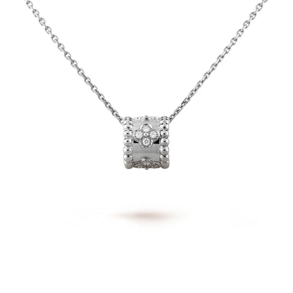 [Cadisa]PERLEE PEDANT SIVLER DIAMOND NECKLACE