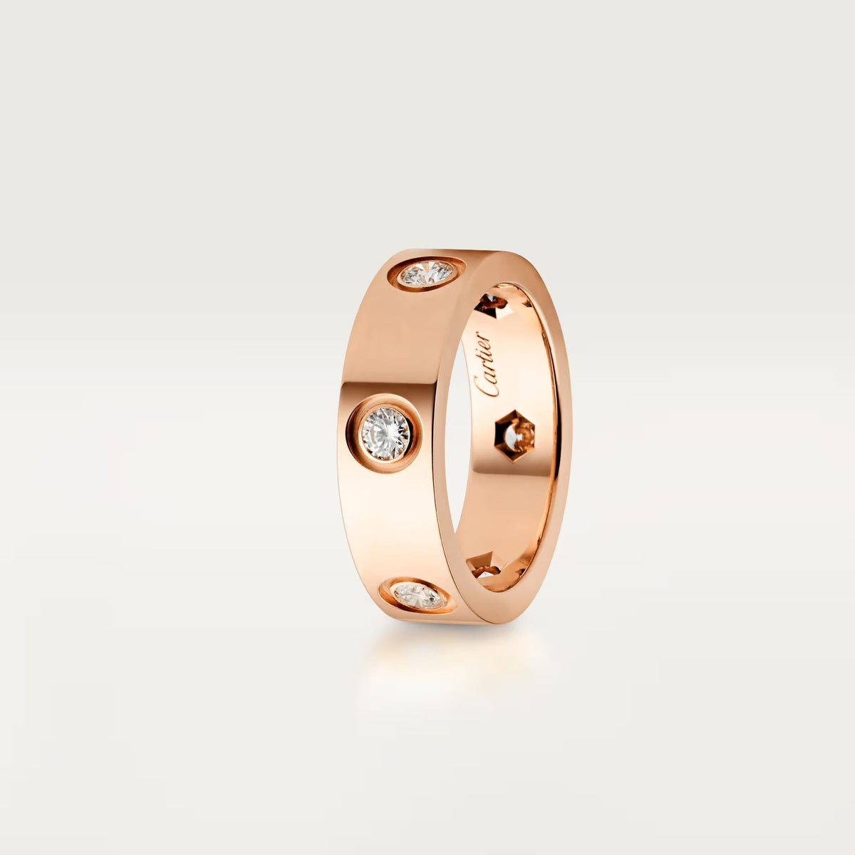 [Cadisa] LOVE 5.5MM 6 DIAMOND RING