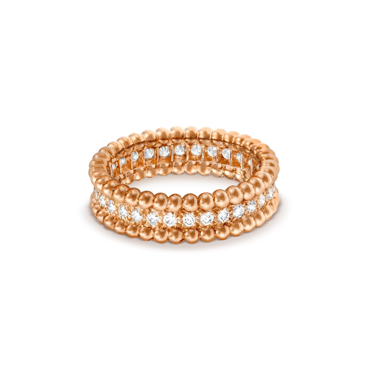 [Cadisa]PERLEE DIAMOND ROSE GOLD RING