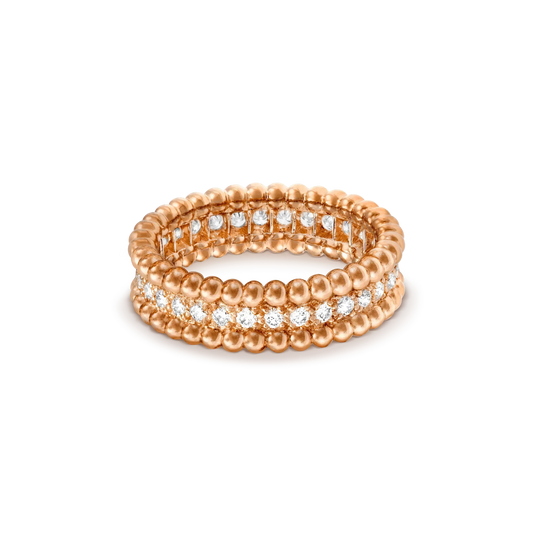 [Cadisa]PERLEE DIAMOND ROSE GOLD RING