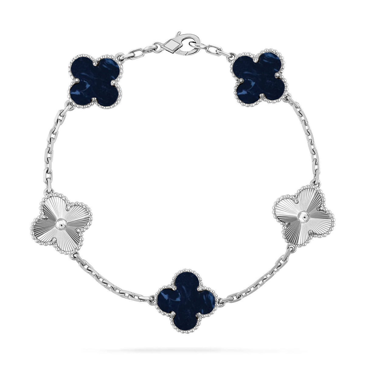 [Cadisa]CLOVER 5 MOTIF PIETERSITE BRACELET COLLECTION