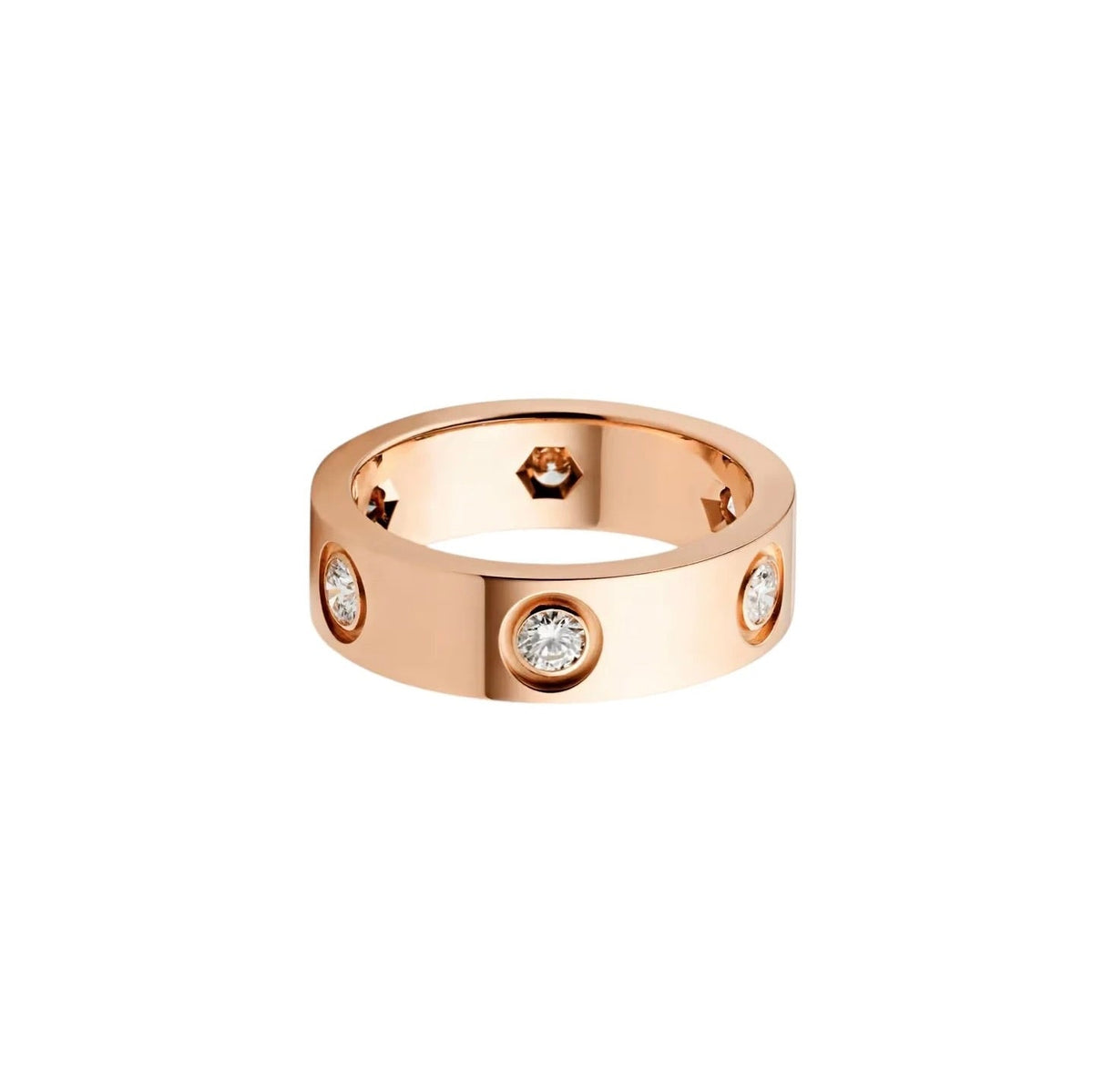 [Cadisa] LOVE 5.5MM 6 DIAMOND RING