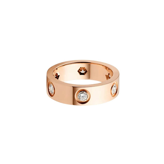 [Cadisa] LOVE 5.5MM 6 DIAMOND RING