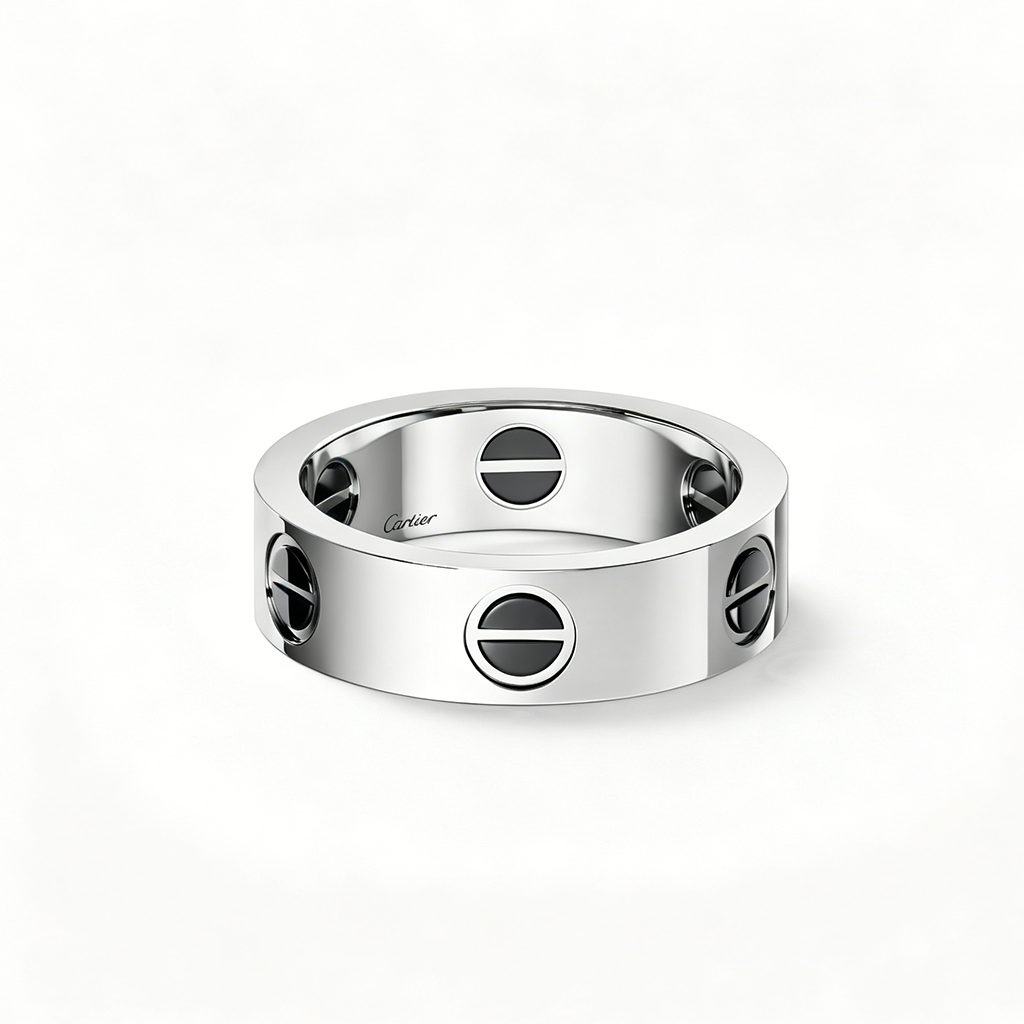 [Cadisa] LOVE RING 5.5MM NO DIAMONDS  CERAMIC