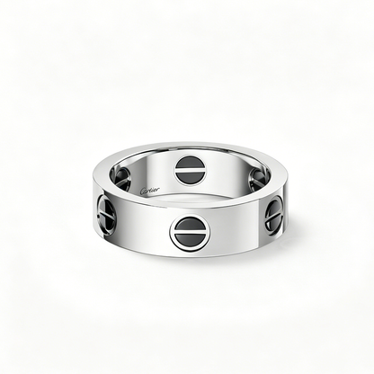 [Cadisa] LOVE RING 5.5MM NO DIAMONDS  CERAMIC
