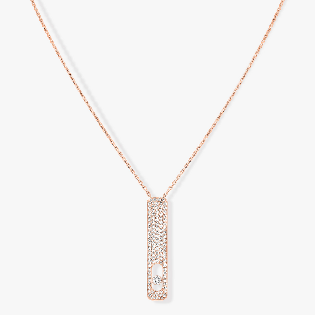 [Cadisa]MY FIRST DIAMOND PAVED NECKLACE