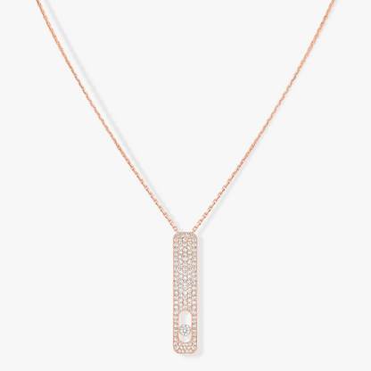 [Cadisa]MY FIRST DIAMOND PAVED NECKLACE