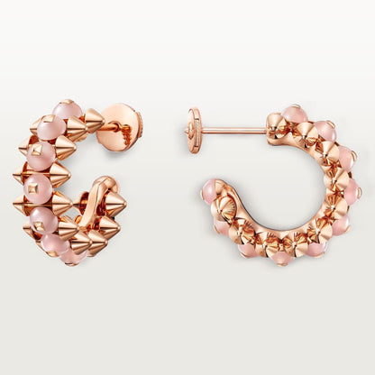 [Cadisa] CLASH 7.9MM AGATE CHALCEDONY EARRINGS