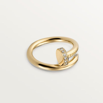 [Cadisa] JUSTE RING 2.6MM HALF DIAMOND