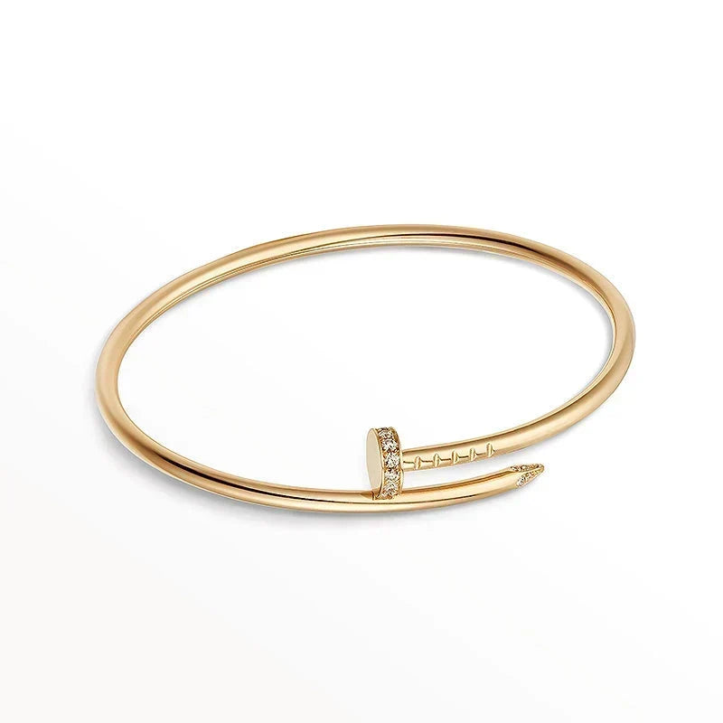 [Cadisa] Panth¨¨re & LOVE  & JUSTE  Diamond Bracelet Stack Set