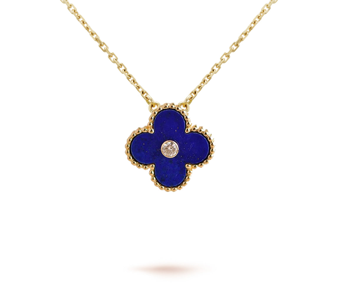 [Cadisa]CLOVER 15MM CHRISTMAS LIMITED EDITION SINGLE FLOWER NECKLACE