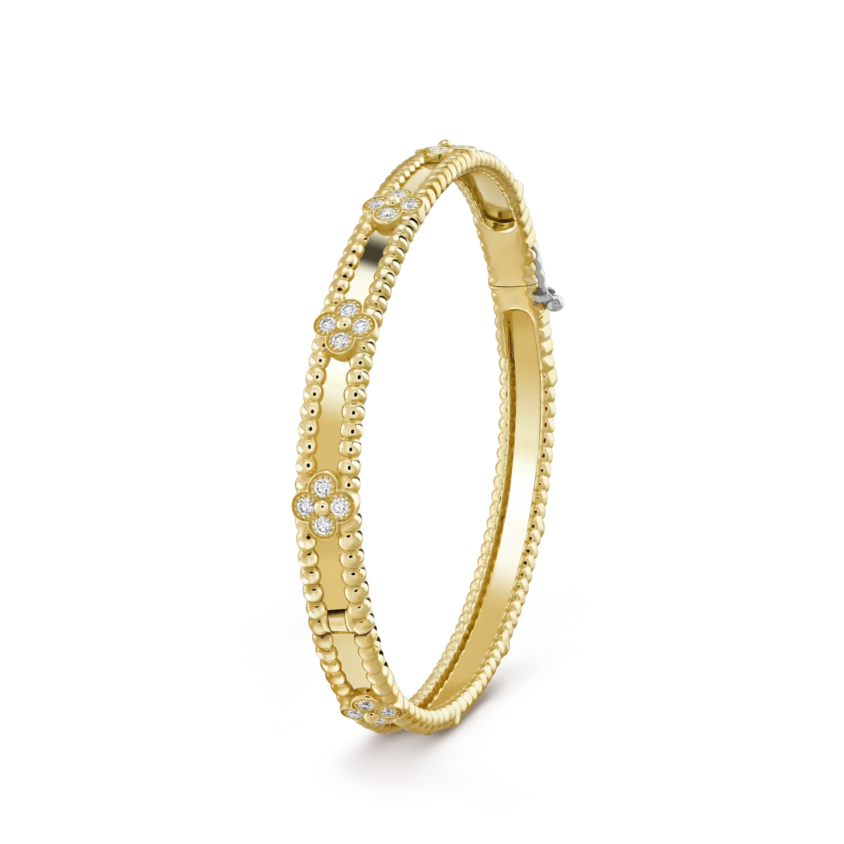 [Cadisa]CLOVER BRACELET 4MM DIAMONDS