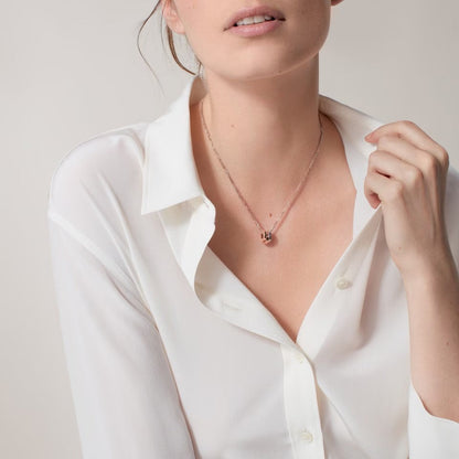 [Cadisa] LOVE 6 DIAMOND PENDANT NECKLACE