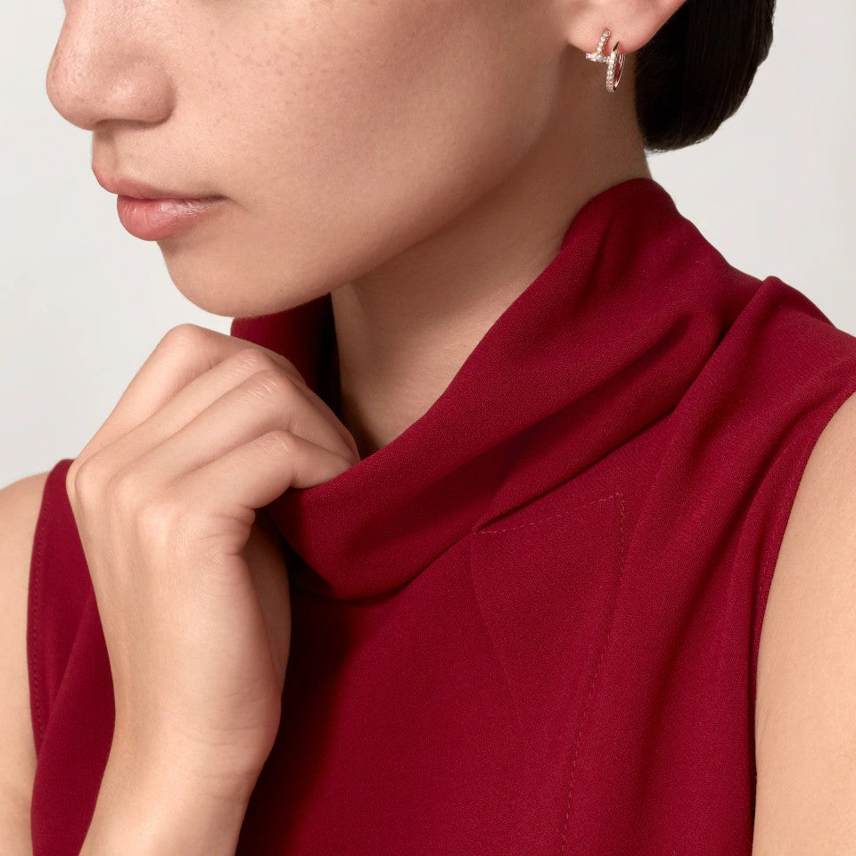 [Cadisa] JUSTE FULL DIAMOND SMALL EARRINGS