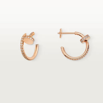 [Cadisa] JUSTE FULL DIAMOND SMALL EARRINGS
