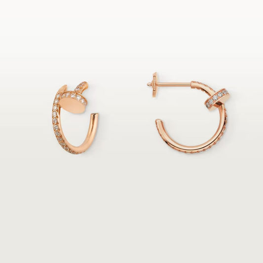 [Cadisa] JUSTE FULL DIAMOND SMALL EARRINGS