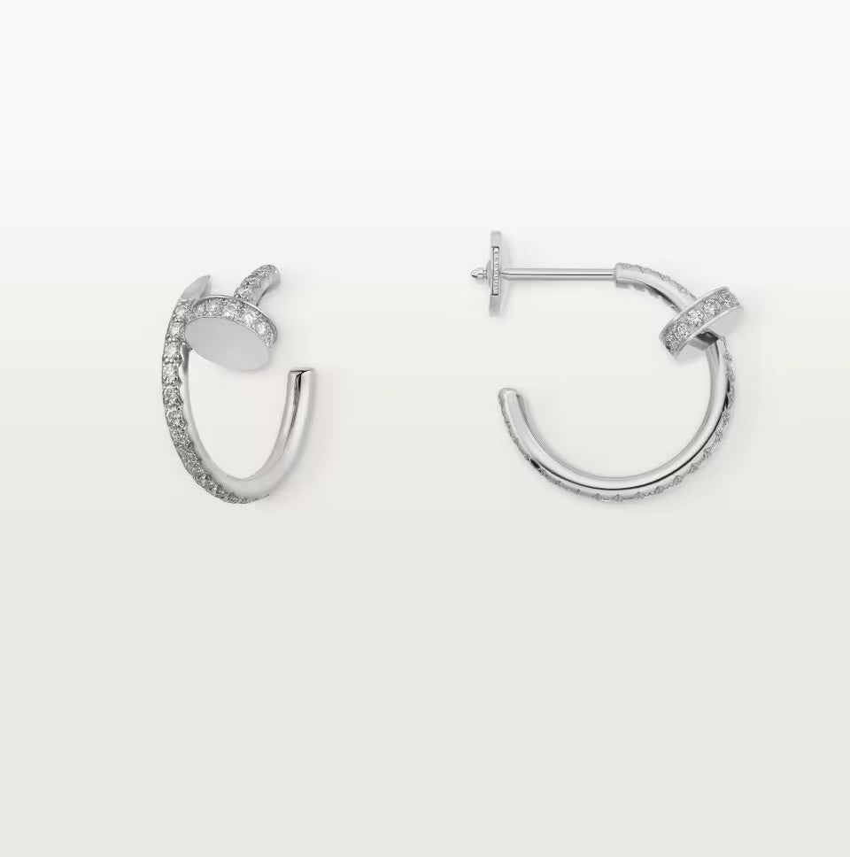 [Cadisa] JUSTE FULL DIAMOND SMALL EARRINGS