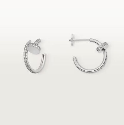 [Cadisa] JUSTE FULL DIAMOND SMALL EARRINGS