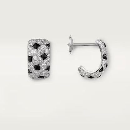 [Cadisa] PANTHERE MINI FULL DIAMOND EARRINGS